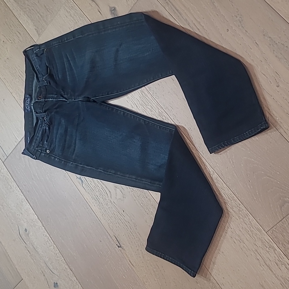 EUC Lucky Brand Jeans Women's sz 2/26 Brooke Crop Mid Rise Denim Jeans
